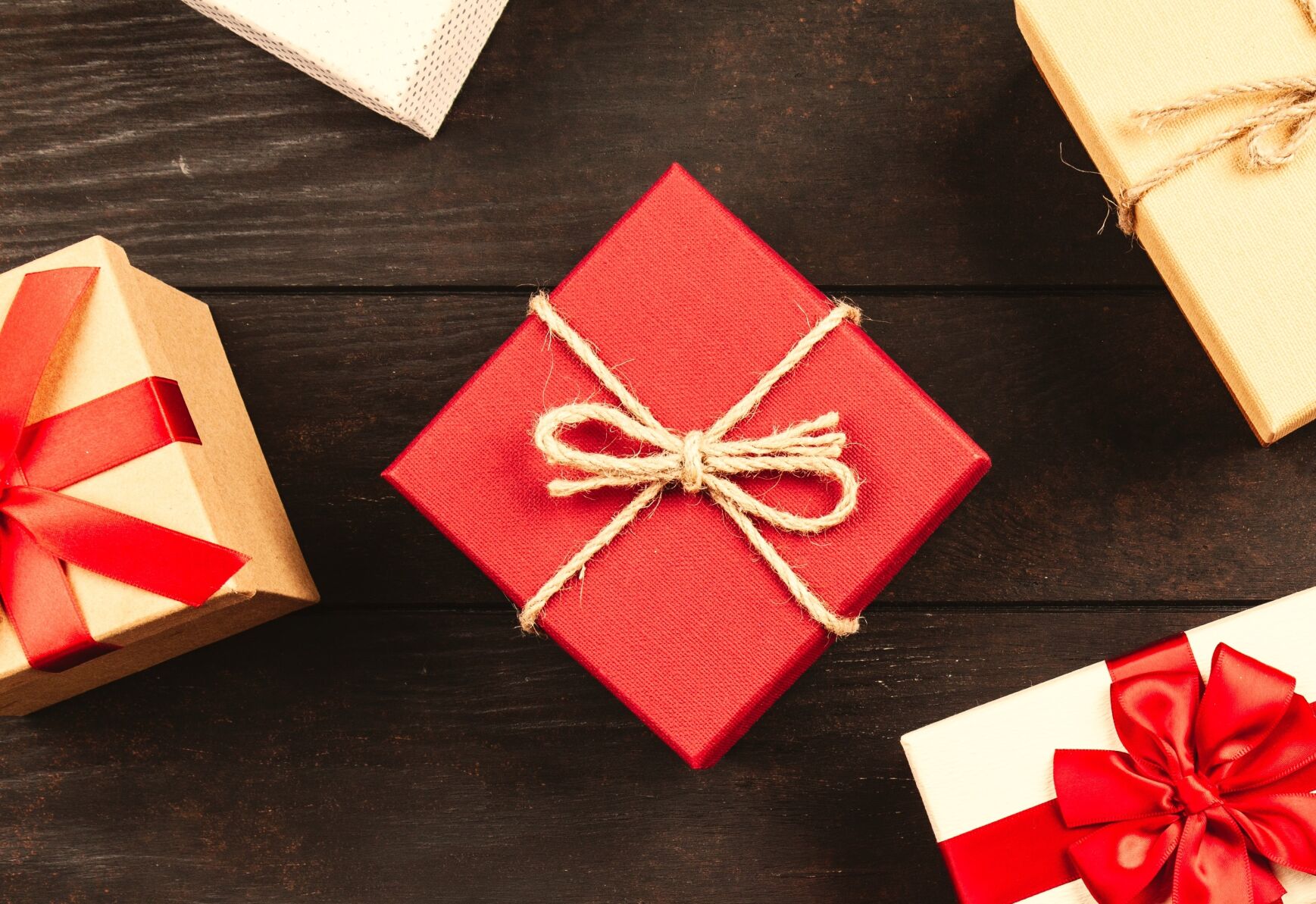 holiday gift present stock